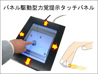 パネル駆動型力覚提示タッチパネルとその力覚制御手法の提案 (073)