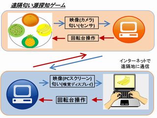 遠隔匂い再現装置を用いた匂い源の遠隔探知ゲーム (088)