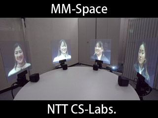 MM-Space: 動的投影を用いた頭部運動の物理的補強表現に基づく会話場再構成 (009)