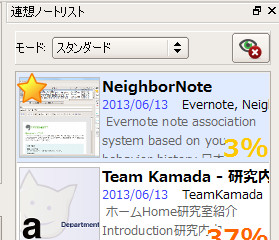 NeighborNote: ユーザ操作履歴に基づくノート連想機能を有するEvernoteアプリケーション (066)